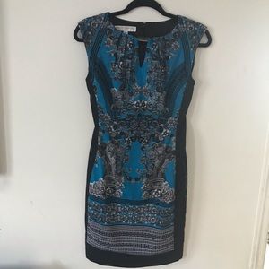 Maggy London Blue Floral Dress #32